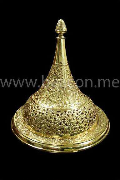 Accessories Brass Platter with Cover BACS 009-04