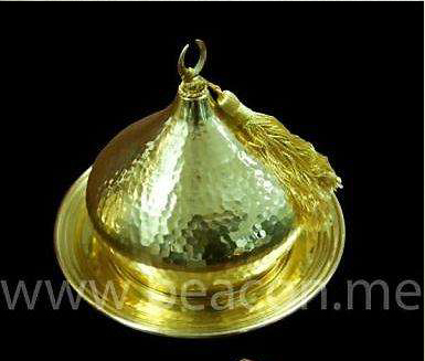 Accessories Brass Platter with Cover BACS 009-01