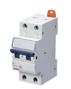 Миниатюрный автоматический выключатель 1 полюс + N 16А  6kA C характеристика