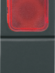 Кнопка 1P(NО) одномодульная с красным  индикатором