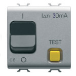 Автоматический дифференциальный выключатель 1P+N C6 3kA 30mA 230V AC