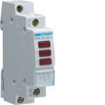 Светодиодный индикатор тройной c  красным  фильтром  230В , серии SVN