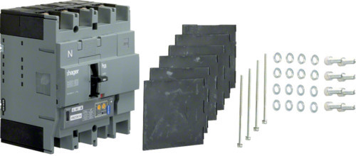 Автоматические выключатели, h250,  регулируемый тепловой и магнитный расцепитель, 4P,  250 A,  70kA