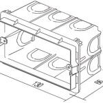 Коробка прямоугольная для кирпичных стен PM4 — 65