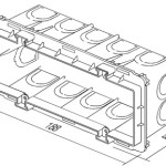 Коробка прямоугольная для кирпичных стен PM7 — 65